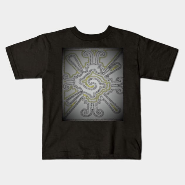 Meso patchwork Kids T-Shirt by TriForceDesign